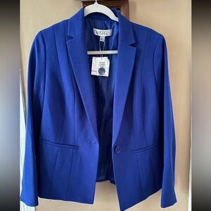 Kasper Women's Royal Blue Suit Jacket Blazer